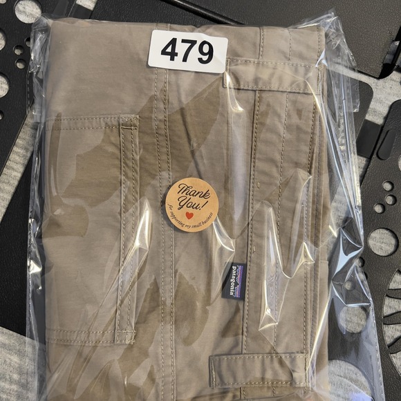 Patagonia Shorts Mens 40 Brown Khaki Organic Cotton Nylon Hiking Outdoor Casual - Picture 9 of 9